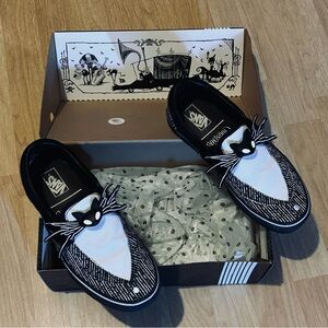 Vans Disney The Nightmare Before Christmas Slip-On Jack Skellington Shoes 5.5 7